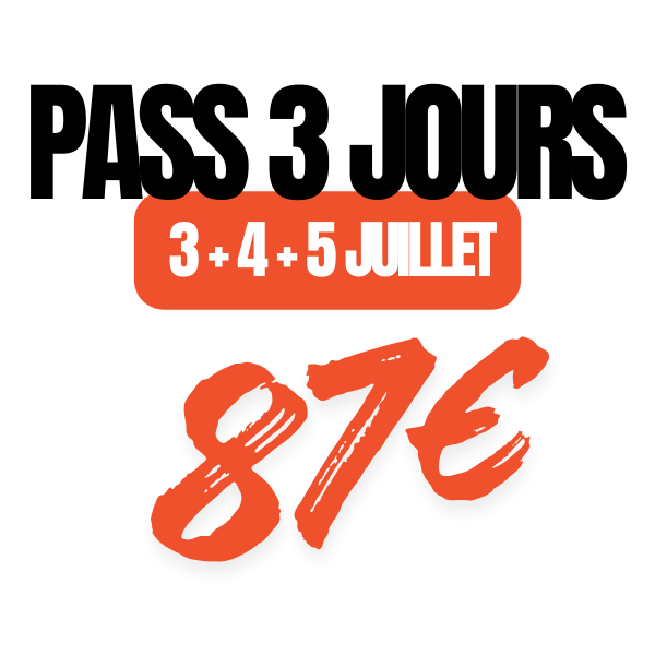 PASS 3 JOURS V-S-D - LES ESTIVALES DES ARENES